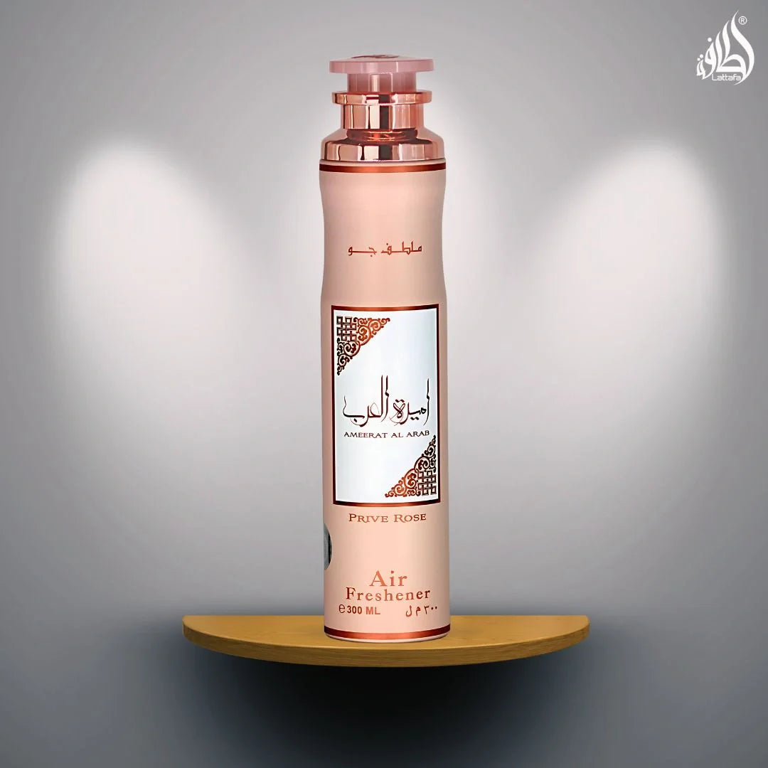 Air freshner Ameerat el arab privé rose - LATTAFA 300 ml